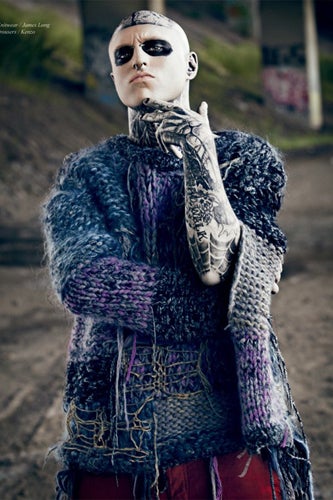 Zombie Boy Without Tattoos- Rick Genest Without Tattoos