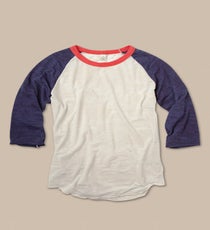 Photo: Courtesy of Alternative Apparel ALTERNATIVE-naturalnavyred-tee