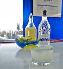 Dry Lime In The Coconut
Created by Thomas Mooneyham of Henri and The Gage.
1.5 oz. Brugal Extra Dry Rum
1 oz. Ginger Syrup
.75 oz. Fresh Lime Juice
2 oz. Coconut LaCroix Sparkling Water
Combine Brugal Extra Dry Rum, ginger syrup, and lime juice in a mixing glass, shake and strain into a Collins glass with ice. Top with Coconut LaCroix, quick stir, and garnish with a lime wedge.
Photo: Courtesy of M Booth drylimeintcoconut