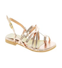 Asos Faith Jude Metallic Flat Sandals, $41.43, available at ASOS. ASOS