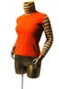 Orange Turtleneck