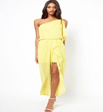 ASOS One Shouldered Dress, $91.44, available at ASOS. asos-91.44