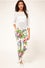 floral jeans
