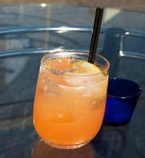 Dry Rum Cooler
Created by Pete Gugni of Scofflaw.
1.5 oz. Brugal Extra Dry Rum
.5 oz. Aperol
1 oz. Fresh Lime Juice
.75 oz. Simple Syrup
Cucumber
Tonic Water
Muddle cucumber and add Brugal Extra Dry Rum, Aperol, fresh lime Juice, and simple syrup to mixing glass. Shake and strain into a Collins glass with ice. Top with tonic water, and garnish with fresh cucumber.
Photo: Courtesy of M Booth drylimeCoolerfinal