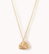 Forever21 Cutout Geo Necklace, $4.80, available at Forever21. foreverFINAL