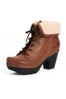 faux fur lace bootie