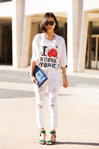 As Seen On The Streets: Ripped Denim