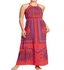 Old Navy Printed Poplin-Crepe Maxi Dress, $39.94, available at Old Navy. Old-Navy-Poplin-Crepe-Maxi_39-94