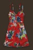 Hawaiian Print Dress