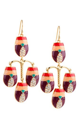 Scarab-Chandelier-Earring-Red-Ochre