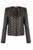 DVF studded leather jacket was &pound;1075 now &pound;537 @harrods.com
