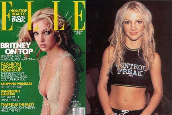 Britney Spears cover shoot with ELLE