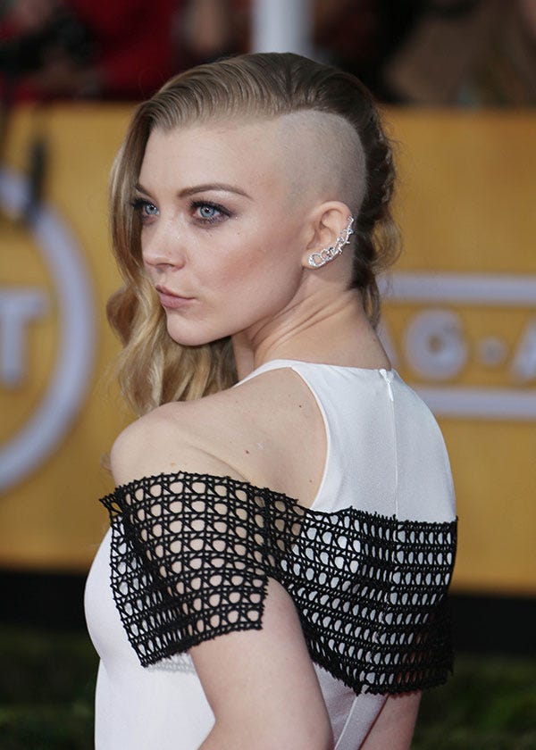 Natalie Dormer Debuts A Half-Shave At The SAG Awards