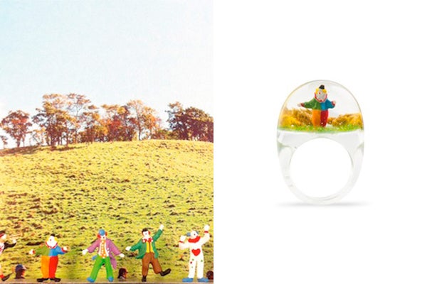 Snow Globes Rings- Shannnam Snow Globe Rings