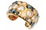 Blue-faceted-glass-stone-cuff-$4800-1990