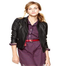 Gap Shrunken Leather Moto Jacket, $298, available at Gap. gap-jacket