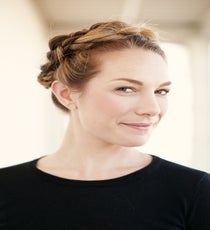 When longer tresses just can’t be left to their own devices, this style gives the romantic effect of a milkmaid braid and gets unruly hair off of your neck (and your mind!). 009_style1_final