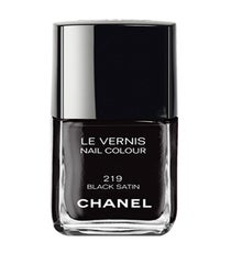 Chanel Le Vernis Nail Color in Black Satin, $26, available at Chanel. Chanel 2