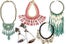 Statement necklaces collage