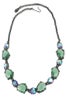 Elsa Schiaparelli Vintage Blackeneed Green Necklace-ellisantique-$1,200