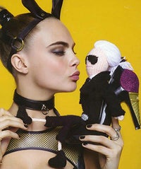 Caption This! Cara Delevingne For Melissa Magazine, By Karl Lagerfeld. op
