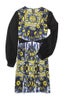 14_BlackBluPtrnSleeveDress57857