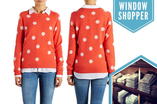 Spotted: A Polka-Dot Sweater That's Classy And Cute