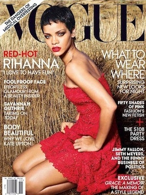 Rihanna Rocks A Pixie Cut For Her Second Vogue Cover