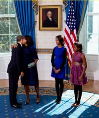 Remember The Obama Girls' First Inauguration? Oh, How They've Grown obamasmain