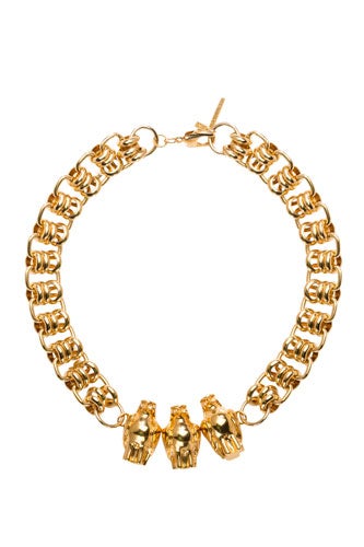 Falcon-Necklace-Gold