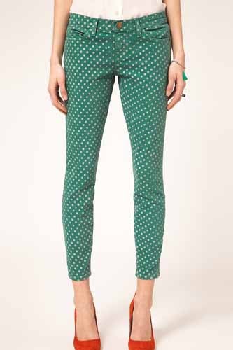 printed denim trend