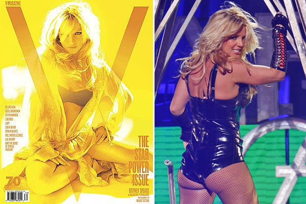 Britney Spears V Magazine cover shoot