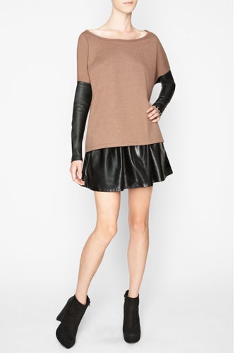 BCBGENERATION_FleeceContrastTop_58
