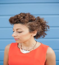 Look 1: Inside-Out French Twist, Plus Pompadour — Ready for an edgy update to the classic French twist? Here we go! 01_12_style1_final-copy