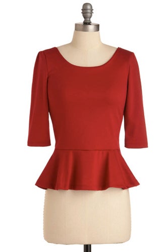peplum tops