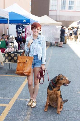 The Best Outfits Spotted At L.A.'s First Downtown Flea