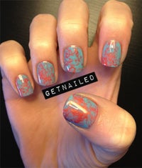 DIY Saran Wrap Nails For A Perfect, Easy Miami Mani getnailed