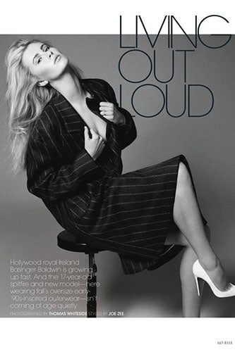 Ireland Baldwin's Elle Spread Is September's Best
