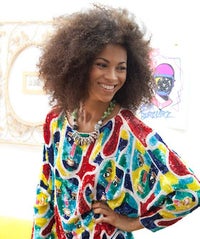 Adeline Michèle Has Moves, Beauty, & Sequin Animal-Print Pants michele opener