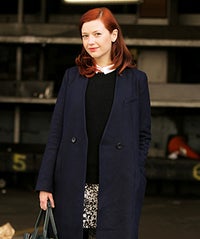 Street Style Of The Day: A Surprising Pop Of Non-Color op