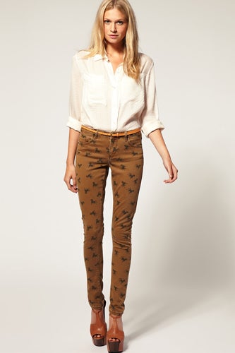 patterned pants for fall