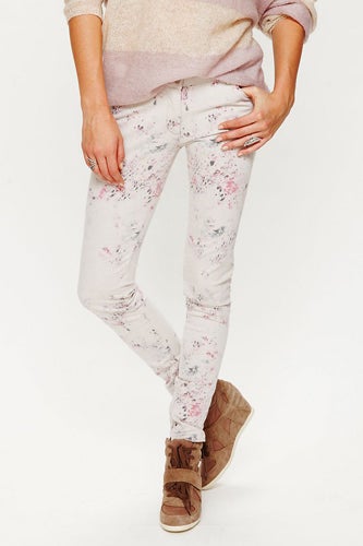 printed denim trend