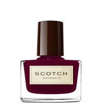 Scotch Naturals Nail Polish in Blood and Sand, $15, available at Beautyhabit. red-nail-polish-scotch