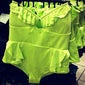 lime green H&m swimsuit thumb
