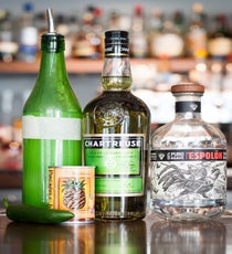 Drink: Rodriguez Sour, Serves 1
You'll Need:
1.5 oz Partida Blanco tequila
.25 oz Green Chartreuse
.75 oz lime
.75 oz pineapple juice
.5 oz jalapeno syrup
043_SpicyCocktails_4th