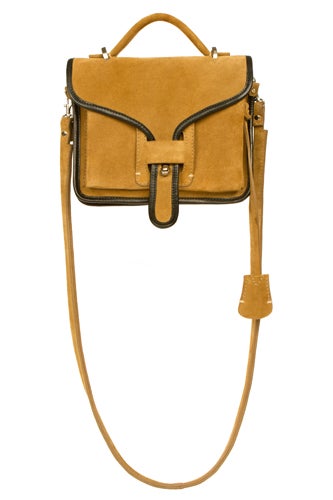 OCLA Khaki Suede Black Leather Trim