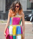 This Crocheted Look May Make Your Granny Blush street-style