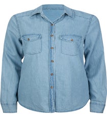 ALI & KRIS Women's Denim Shirt, $26.99, available at Tilly's. aliandkris-womensdenimshirt-26