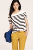 J.Crew Piqu&eacute; Stripe Tee