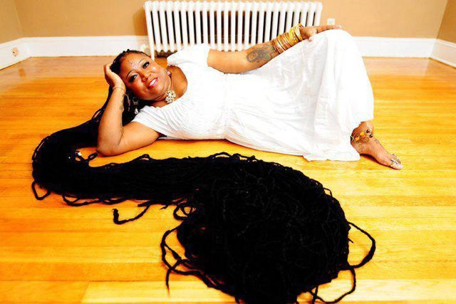 World s Longest Dreadlocks Women With Long Hair World s Longest Dreadlocks Women With Long Hair